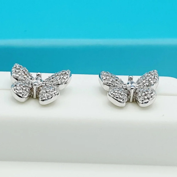 "925 Sterling Silver CZ Beautiful Earrings for Women, 1USPAR4156 - Picture 6 of 11